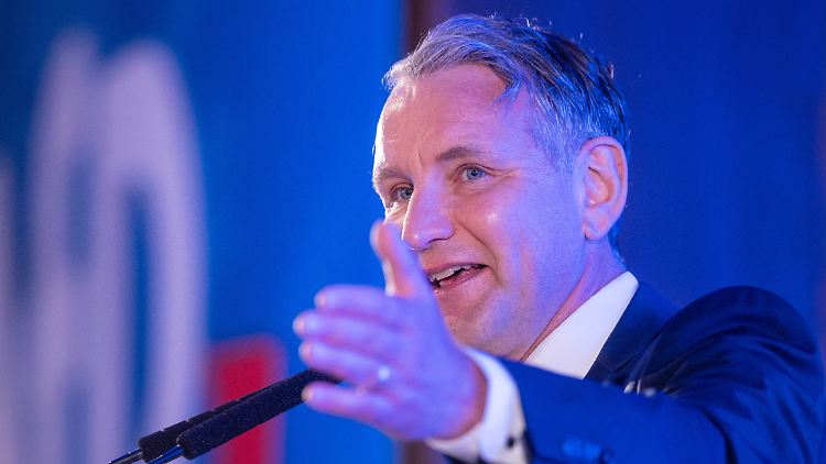 Will nach Einschätzung des Buchenwald-Gedenkstättenleiters Wagner wieder provozieren: Thüringens AfD-Chef Höcke.