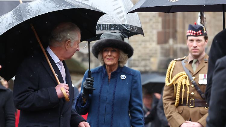 Thompson reiste mit Charles III. und Camilla im April nach Deutschland.