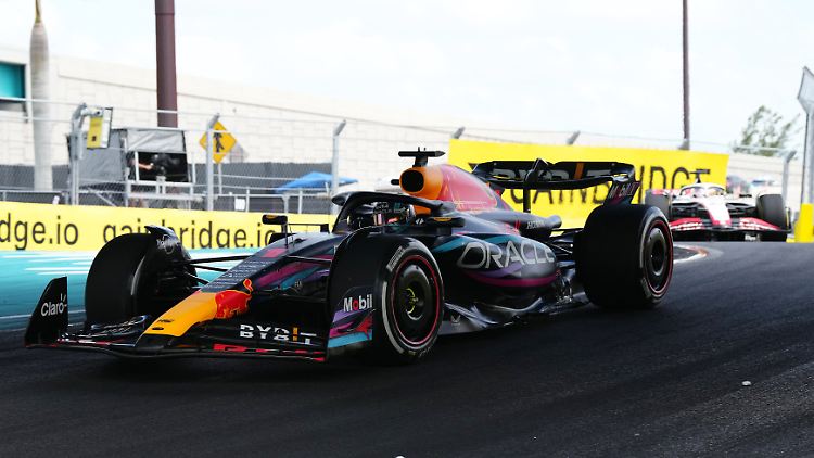 Max Verstappen war beim Rennen in Miami nicht zu schlagen.