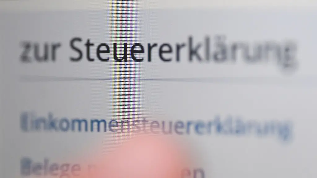 Die-Eingabe-des-Steuerportals-Elster-dargestellt-auf-einem-Computerbildschirm