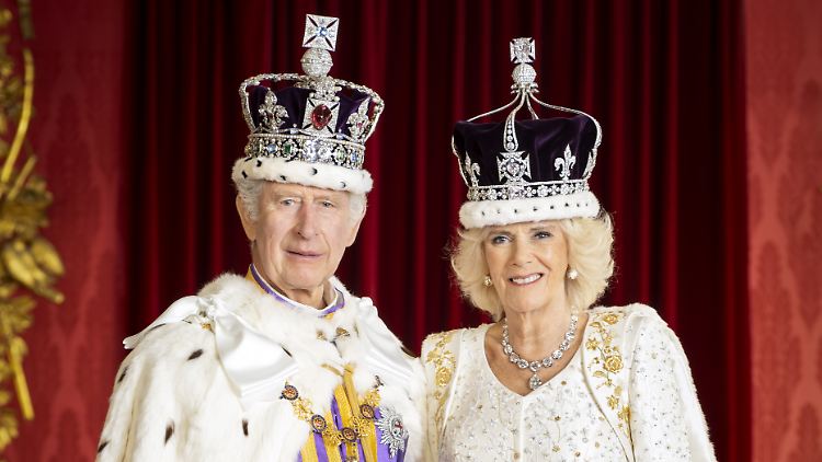 Sind bestimmt auch froh, dass das Spektakel vorbei ist: König Charles und Königin Camilla