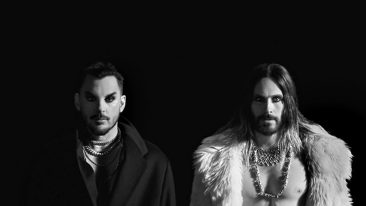Shannon (l.) und Jared Leto sind Thirty Seconds to Mars.