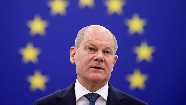 Die EU funktioniere nur auf Augenhöhe mit anderen Staaten, sagt Scholz in Straßburg.