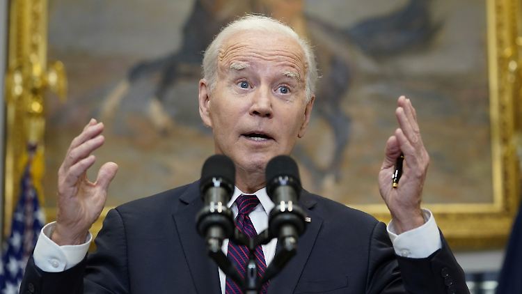 Fast schon beschwörerisch: US-Präsident Biden versuchte vergeblich, eine gemeinsame Position mit den Republikanern im Haushaltsstreit zu erzielen.