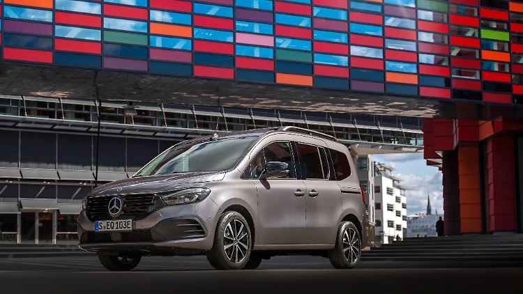 Der Mercedes EQT ist die E-Version der Mitte 2022 eingeführten T-Klasse.