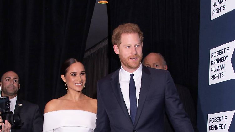 Auch in Kalifornien nicht schutzlos unterwegs: Meghan und Harry.
