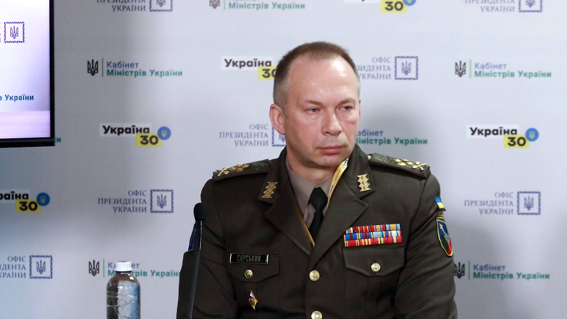 Der ukrainische Kommandeur Oleksandr Syrskyi