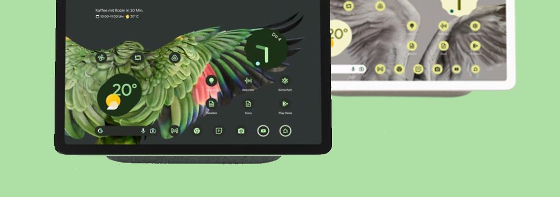 Das neue Google Pixel Tablet gibt es jetzt mit 128 oder 256 Gigabyte zum Vorbestellen bei tink.