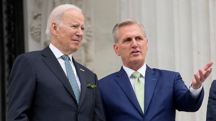 Biden und McCarthy wollten sich eigentlich am heutigen Freitag treffen.