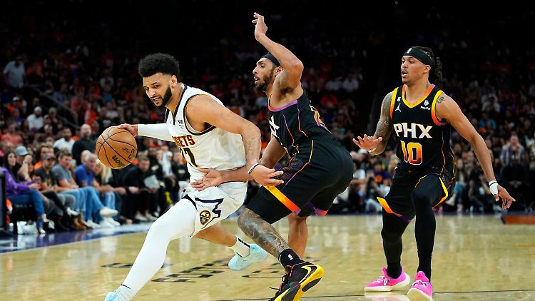 Jamal Murray (l.) zieht mit den Nuggets in die Conference Finals ein. 