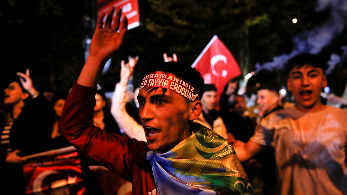 Erdogan-Anhänger in Istanbul.