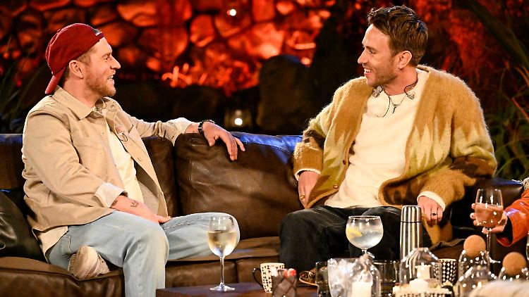 Der Gastgeber und der Star des Abends: Johannes Oerding (l.) und Clueso.