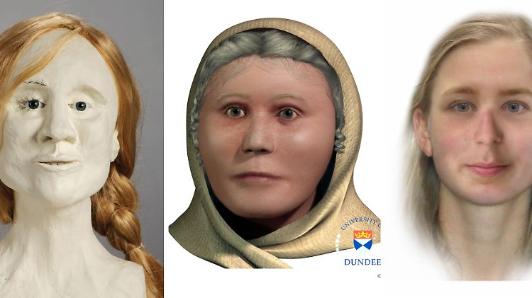 So oder so ähnlich könnte die junge Frau vor mehr als 2500 Jahren ausgesehen haben. 