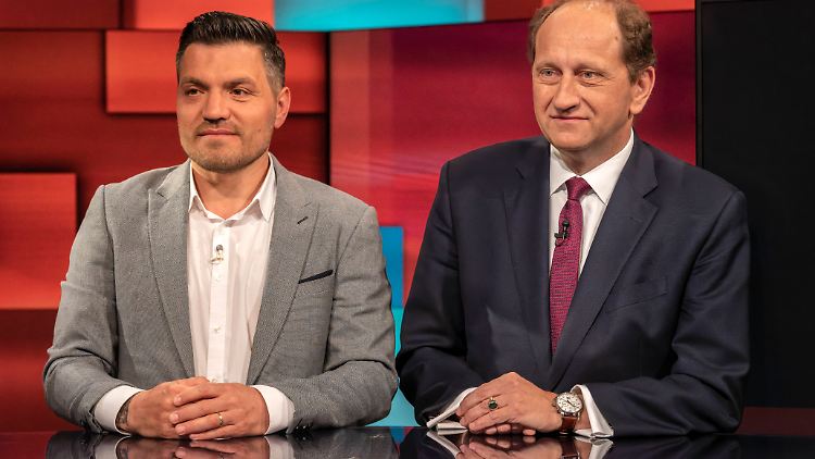 Varol und Lambsdorff bei "Hart aber fair".