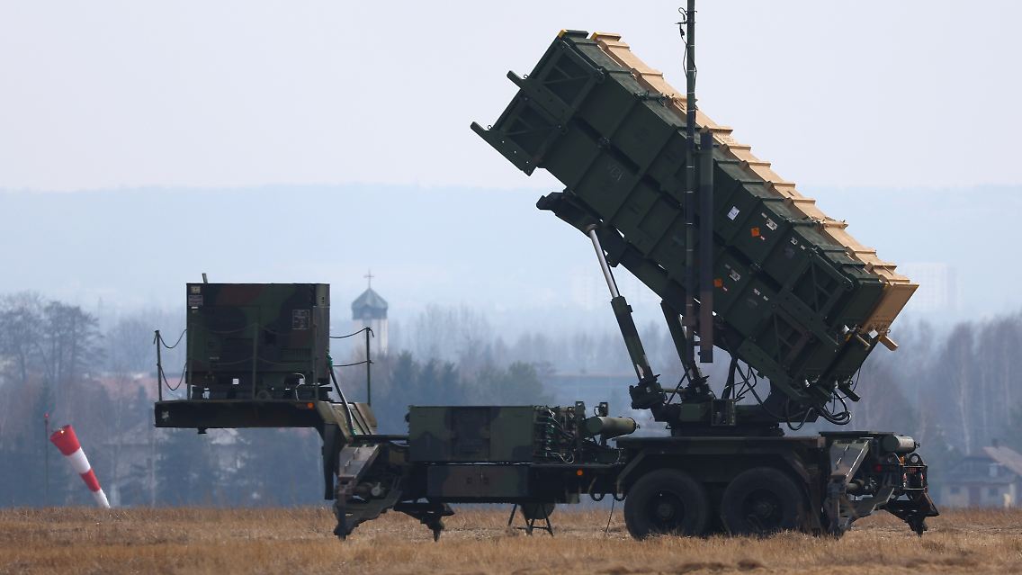 Eine Abschussrampe des Patriot-Systems