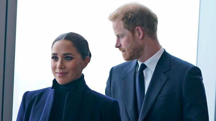 Prinz Harry und seine Frau Meghan. 