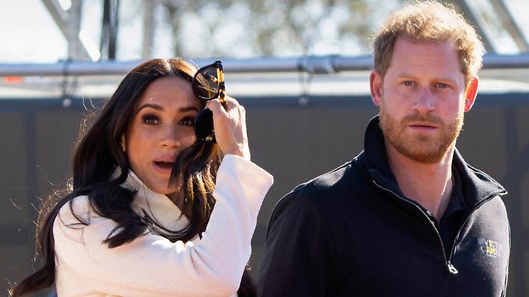 Die Bildagentur will die Aufnahmen von Harry und Meghan nicht an das Paar übergeben.
