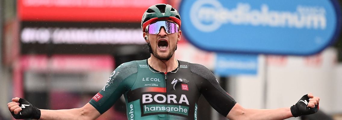 Nico Denz gewann die 14. Giro-Etappe vor dem Kanadier Derek Gee.