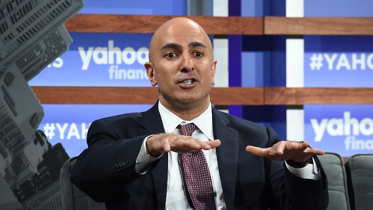"Ich bin offen für die Idee, dass wir uns von hier aus ein wenig langsamer bewegen können", so Kashkari.