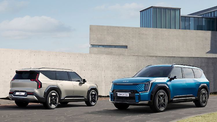 Der Kia EV9 ist eine Skulptur von Auto.