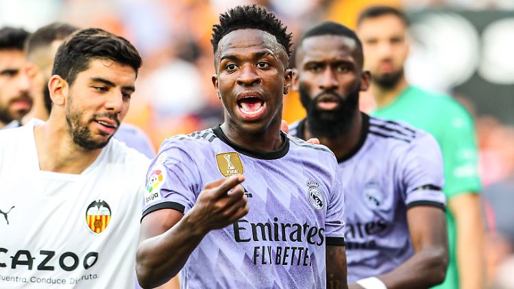 Wird immer wieder angefeindet: Vinicius Junior.