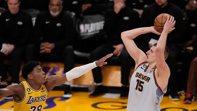 Nikola Jokic steht in den NBA-Finals.