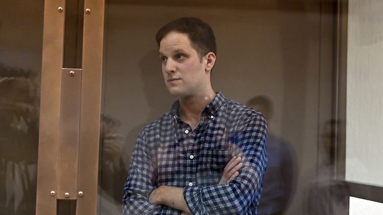 Evan Gershkovich sitzt seit Ende März in Untersuchungshaft.
