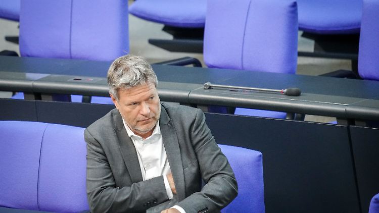 Kann Fragen nicht beantworten, die ihm gar nicht gestellt werden: Wirtschaftsminister Robert Habeck.