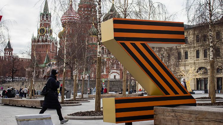 Der Buchstabe "Z" wird vom russischen Militär und Unterstützern als Propagandasymbol verwendet.