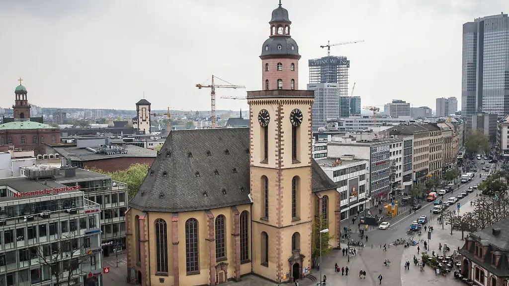 Die-Katharinenkirche-an-der-Hauptwache-in-Frankfurt-am-Main-Hessen