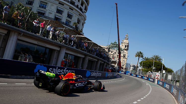 Verstappen war beim F1-Training in Monaco der Schnellste.