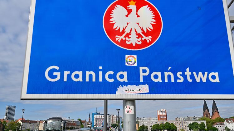 Die Grenze zu Polen ist eine EU-Binnengrenze, ohne Kontrollen.