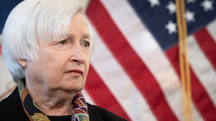 Finanzministerin Janet Yellen macht im US-Schuldenstreit Druck.