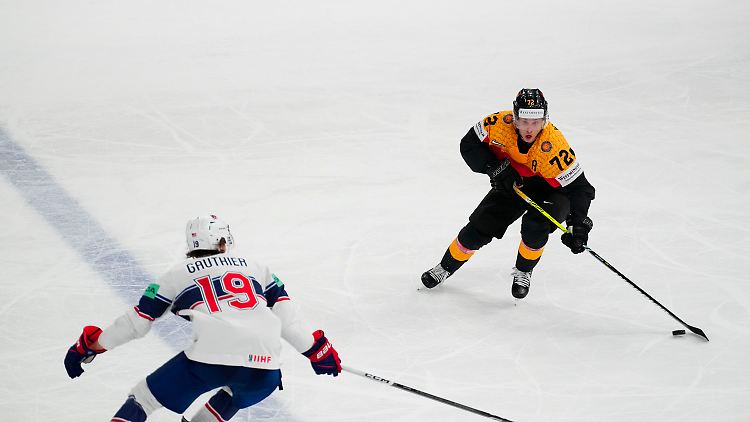 Dominik Kahun und seine DEB-Kollegen haben die Chance, auf den ersten WM-Titel überhaupt.