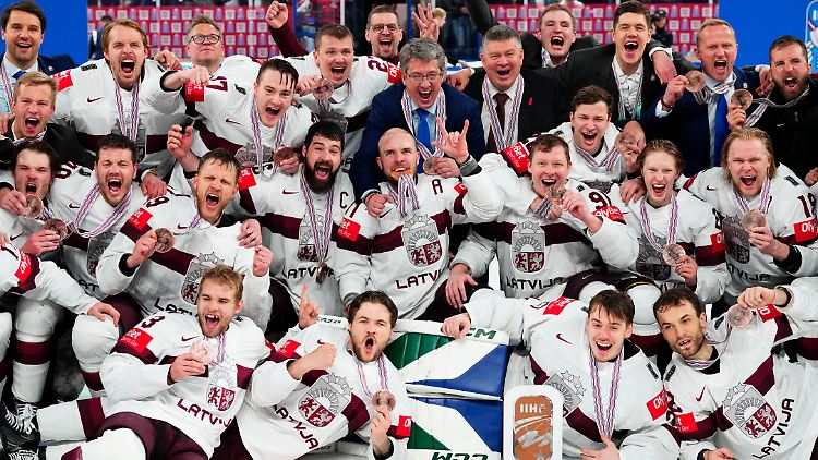 Die Bronze-Medaille für das lettische Team ist eine echte Sensation. 