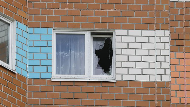 Moskaus Bürgermeister spricht von "geringfügigen Schäden" an mehreren Gebäuden.