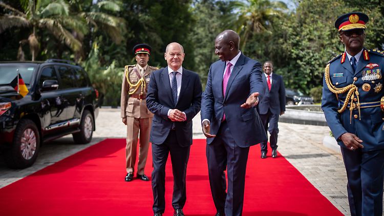 Anfang Mai wurde Bundeskanzler Scholz von Kenias Präsident William Ruto empfangen.