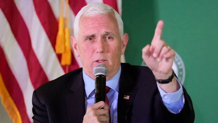 Von 2017 bis 2021 war Pence Trumps Stellvertreter im Weißen Haus.