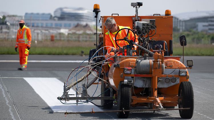 Die Landebahn Nordwest am Frankfurter Flughafen wurde gerade erst umfangreich saniert.
