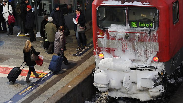 Dezember 2010 am Hamburger Hauptbahnhof.