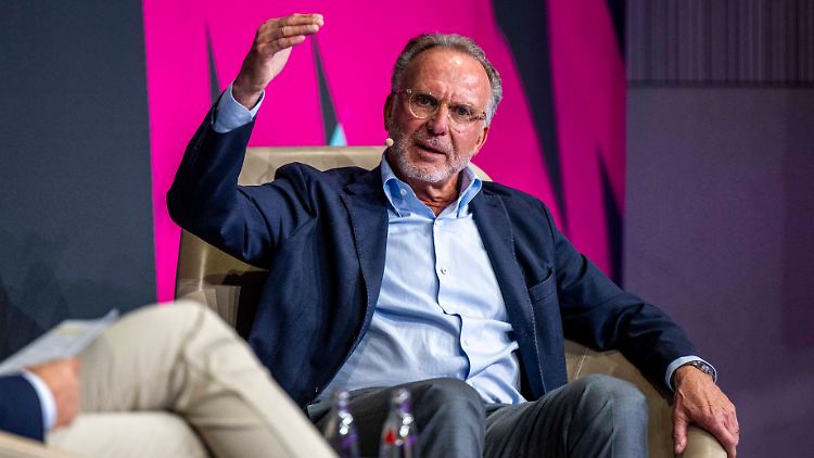 Redete wie sooft Klartext: Karl-Heinz Rummenigge. 