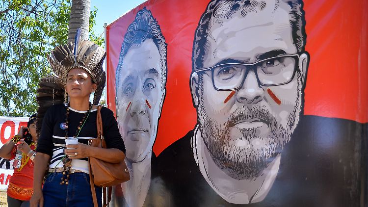 Bruno Pereira und der britische Journalist Dom Phillips waren am 5. Juni 2022 während einer Reise in das Javari-Tal im Westen Brasiliens verschwunden.