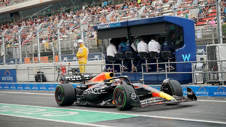 Max Verstappen fuhr in Barcelona auf die Pole Position.