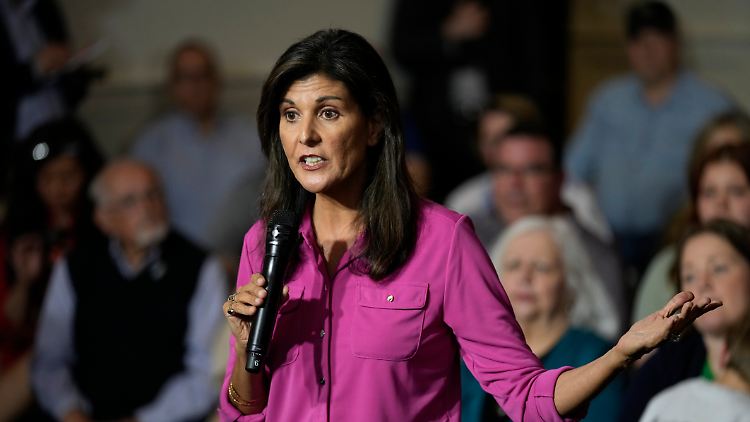 Grenzt sich von ihrem früheren Chef Trump ab: Nikki Haley. 