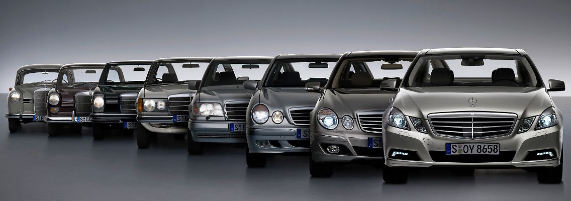 06_Merecdes-Benz_E-Klasse_und_Vorgaenger_1953_bis_2016_Ponton_W_120,_Heckflosse_W_110,_Strich-Acht_W_114,_W_123,_W_124,_W_210,_W_211_und_W_212_Quelle_Mercedes-Benz.jpg
