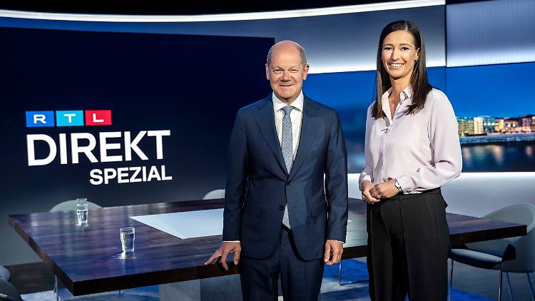 Bereits vor einem Jahr war Olaf Scholz Gast am Tisch von Pinar Atalay.