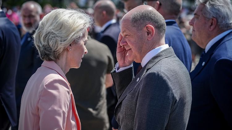 Von der Leyen hält viel vom Einstimmigkeitsprinzip. Scholz ist für größere Änderungen offen.