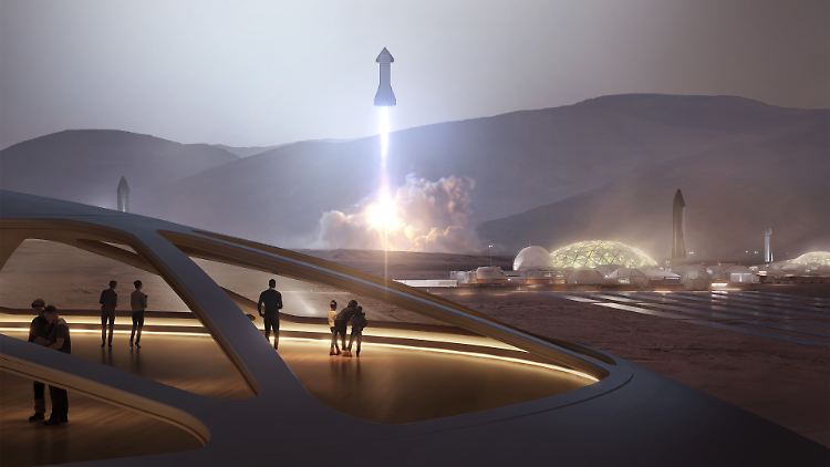 SpaceX-Chef Elon Musk träumt von einer dauerhaften Besiedlung - für andere Forscher ist diese Vorstellung jedoch "ein Horror".