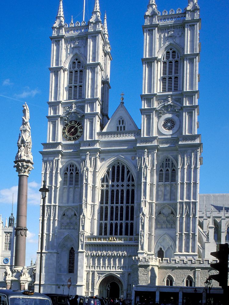 Die "Collegiate Church of St Peter at Westminster", besser bekannt als Westminster Abbey: Hier wird Kate am 29. April um 11.00 Uhr britischer Zeit ihren William heiraten.