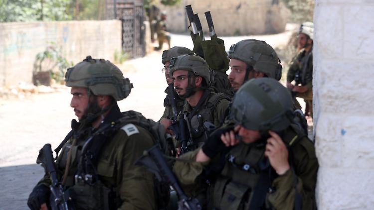 Israelische Streitkräfte im Westjordanland.
